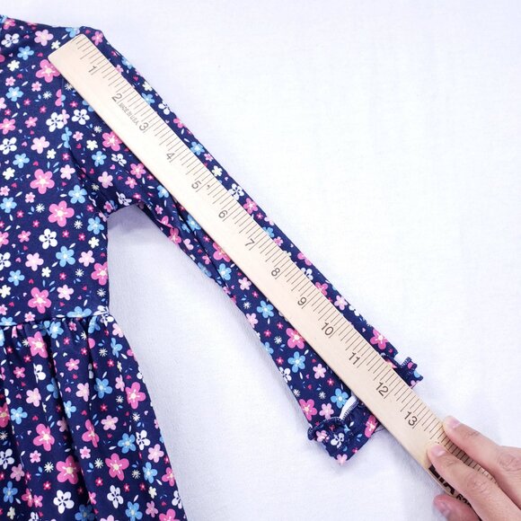 Blueberi Boulevard Kids Floral Colorful Fun Casual Fit and Flare Dress Size 4t - Picture 8 of 15